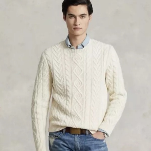 Ralph Lauren Blue Label Other - Polo Ralph Lauren Cable Knit Pullover Classic Sweater Size XS Round Neck
Ivory